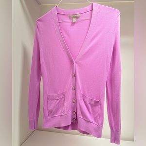 Banana Republic Lavender Cardigan with Pockets - XS